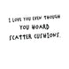 You Hoard Scatter Cushions Card
