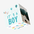 It's A Boy Confetti-exploding Greetings Card
