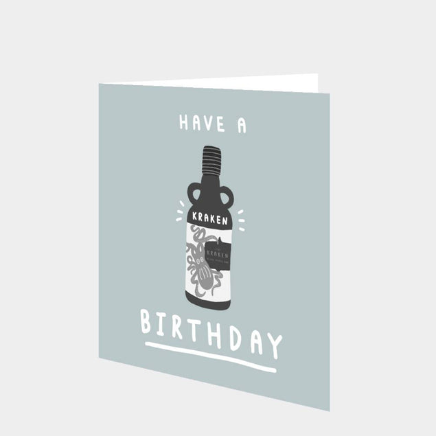 Kraken Birthday Card