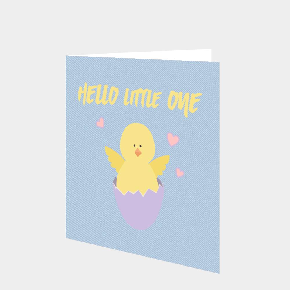 Hello Little One Card – Boomf
