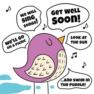 Get Well Bird Card