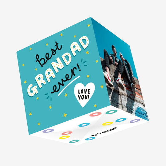 Best Grandad Ever Confetti-exploding Greetings Card