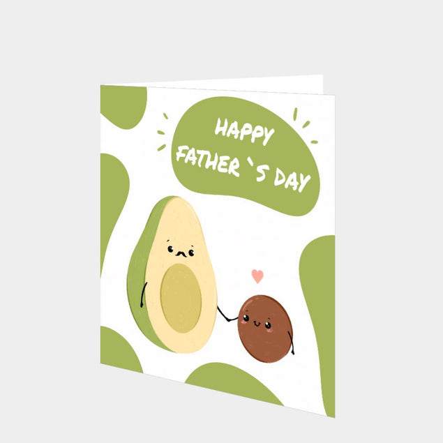 Happy Father's Day Avocado Card