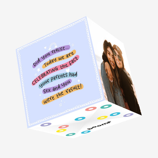 Funny Birthday Confetti-exploding Greetings Card