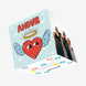 Amour Happy Winged Heart Valentine's Day Confetti-exploding Greetings Card