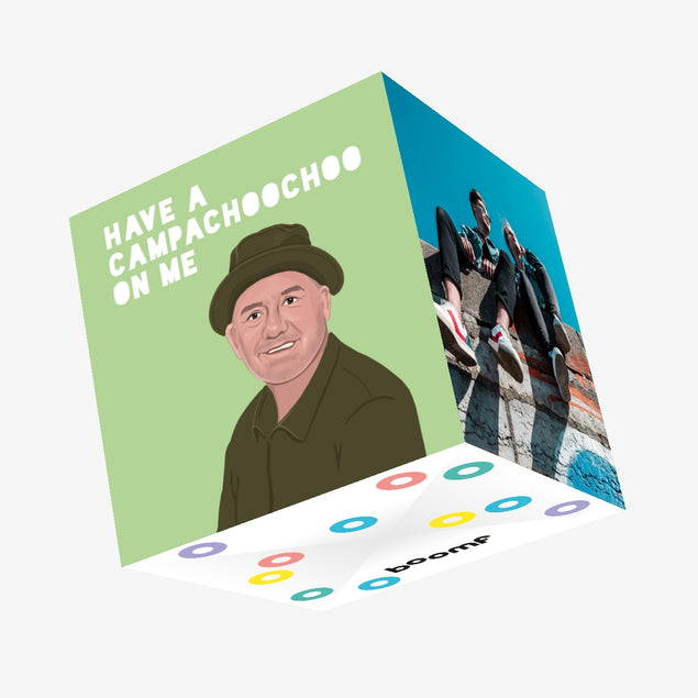Bob Mortimer Campachoochoo Father's Day Confetti-exploding Greetings Card