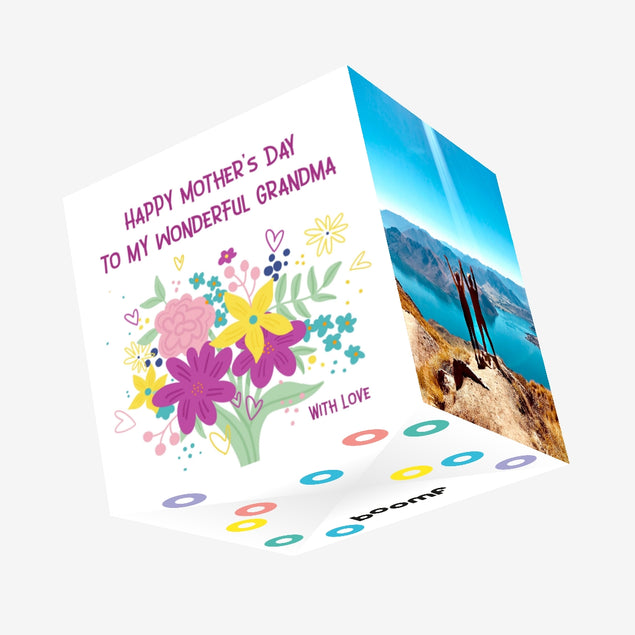 Wonderful Grandma Happy Mother's Day Confetti-exploding Greetings Card