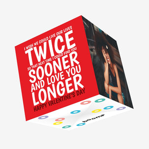 I Wish We Could Live Our Lives Twice Confetti-exploding Greetings Card