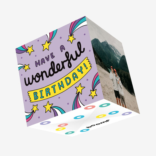 Have A Wonderful Birthday! Confetti-exploding Greetings Card