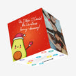 Christmas Avo-ry Day Confetti-exploding Greetings Card