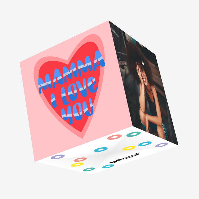 Mamma I Love You Confetti-exploding Greetings Card