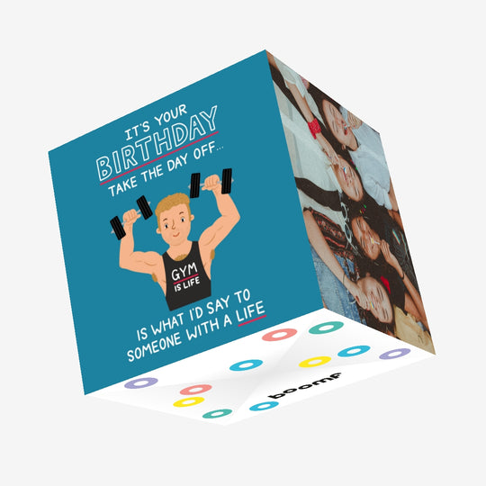 Someone With A Life Birthday Confetti-exploding Greetings Card