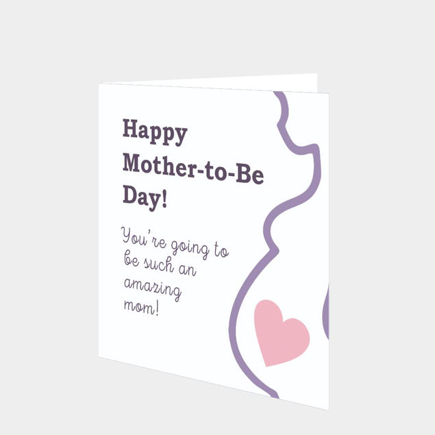 Happy Mother-To-Be Day Amazing Mom Card