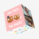 You Tied The Knot Pretzel Wedding Confetti-exploding Greetings Card