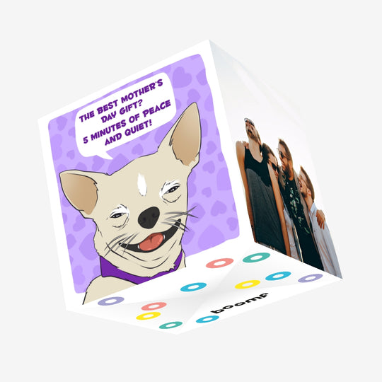 The Best Mother's Day Gift Funny Chihuahua Mother's Day Confetti-exploding Greetings Card