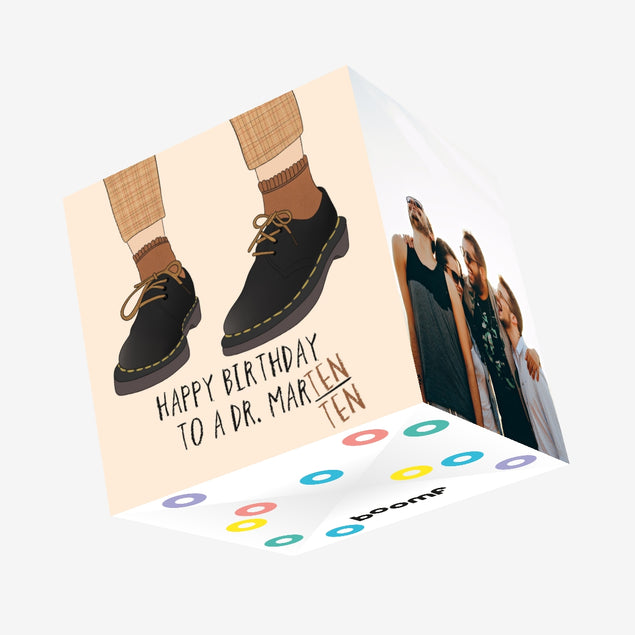 Mar-Ten/Ten Birthday Confetti-exploding Greetings Card