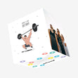 Happy Birthday Powerlifter Confetti-exploding Greetings Card
