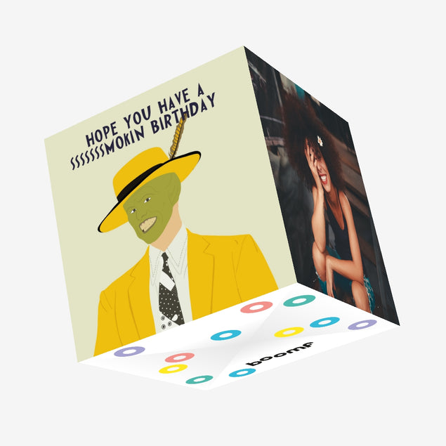 Smokin' Birthday Confetti-exploding Greetings Card