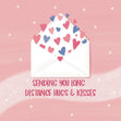 Sending You Long Distance Hugs Card