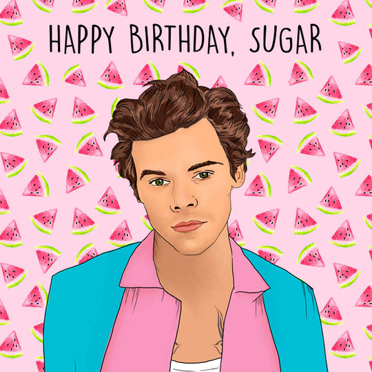 Happy Birthday Sugar Card