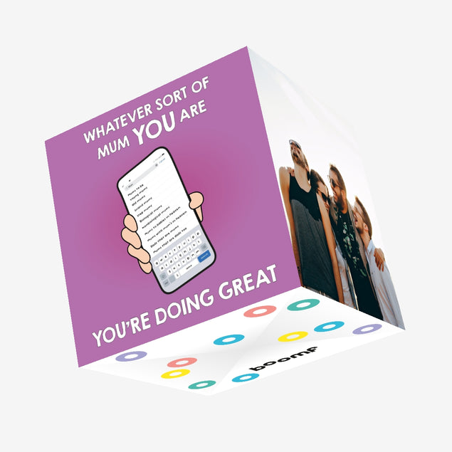You Are Doing Great Mum Confetti-exploding Greetings Card