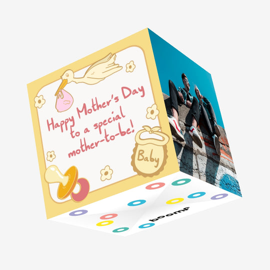 Happy Mother's Day To A Special Mother-to-be Confetti-exploding Greetings Card