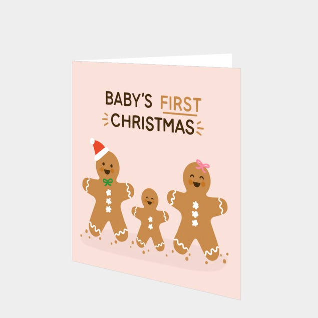 Baby's First Christmas Card Greeting Card - 2