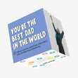 Best Dad In The World Confetti-exploding Greetings Card