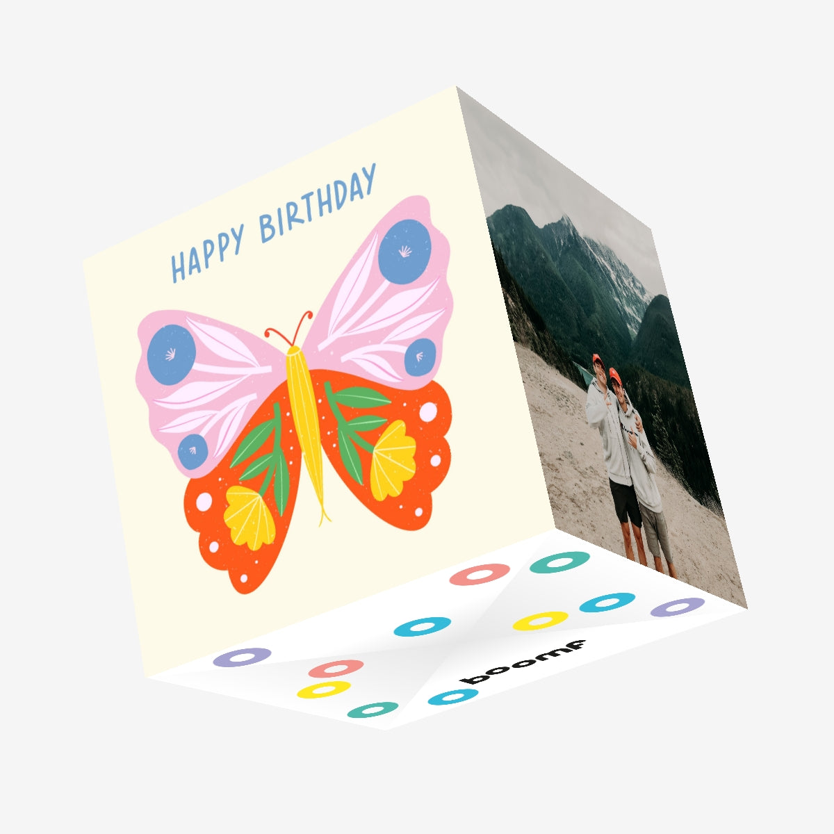 Colourful Butterfly Birthday Confetti-exploding Greetings Card – Boomf