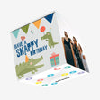 Crocodile Alligator Snappy Birthday Confetti-exploding Greetings Card