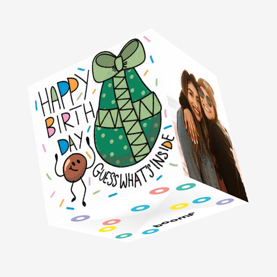 Guess What Inside Avocado Birthday Confetti-exploding Greetings Card