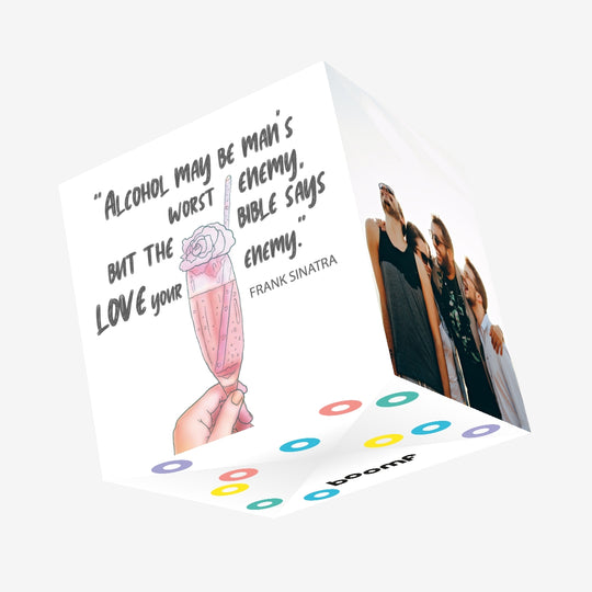 Man's Worst Enemy Confetti-exploding Greetings Card