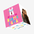 Happy Birthday Drama Lama Confetti-exploding Greetings Card
