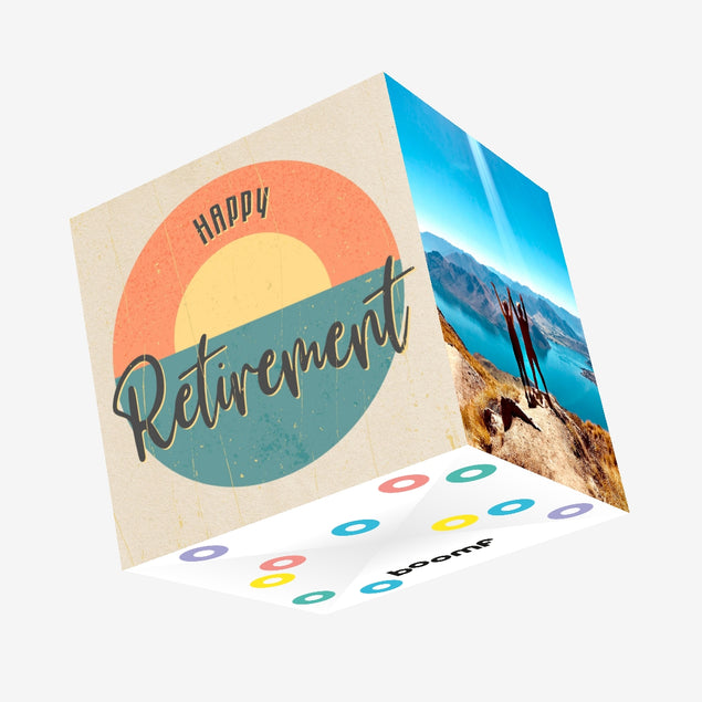 Happy Retirement Confetti-exploding Greetings Card