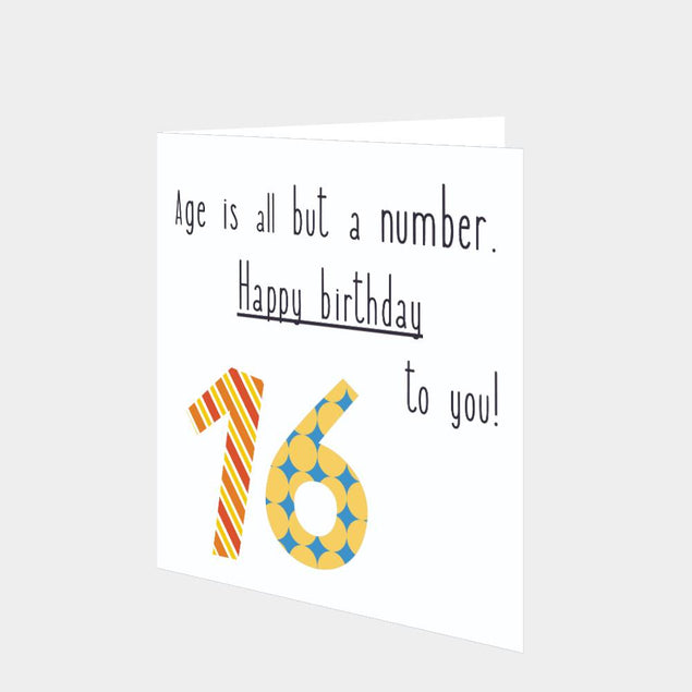 Happy 16th Birthday To You! Card