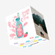Strawberry Milkshake In A Bottle Happy Birthday Confetti-exploding Greetings Card