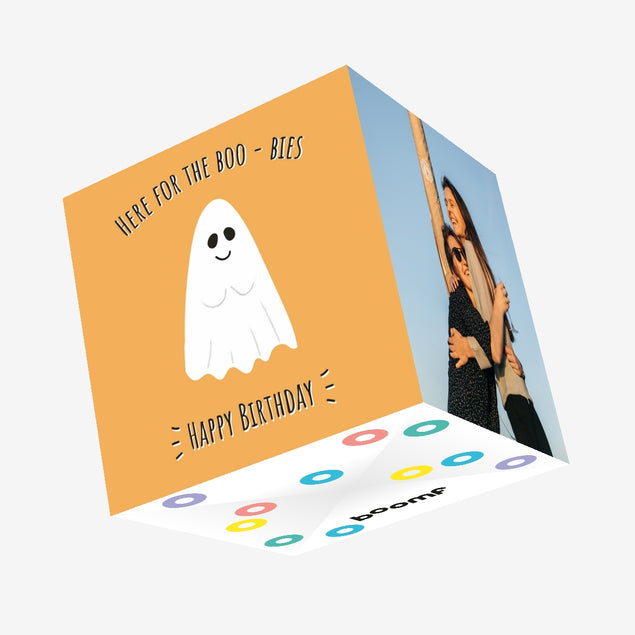 Boo-bies Halloween Confetti-exploding Greetings Card