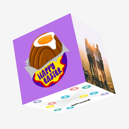 Happy Easter Confetti-exploding Greetings Card