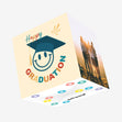 Smile Happy Graduation Confetti-exploding Greetings Card