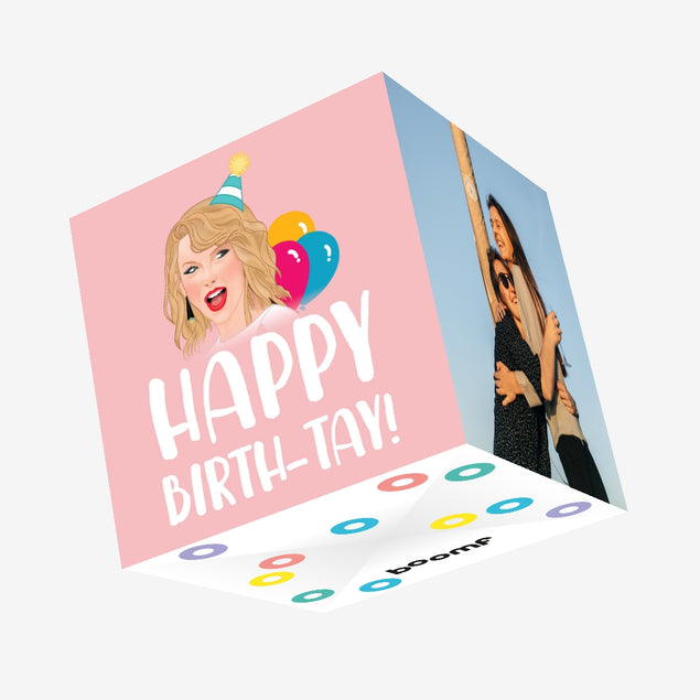 Birth-Tay Confetti-exploding Greetings Card