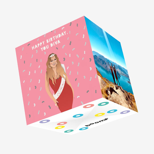 Mariah Carey You Diva Birthday Confetti-exploding Greetings Card