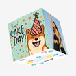 Shiba Inu Birthday Confetti-exploding Greetings Card