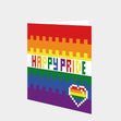 Happy Pride Pixel Heart Card
