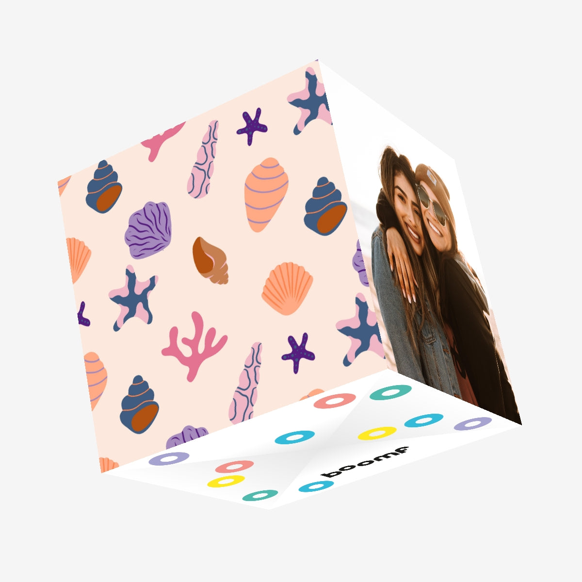 Seashells Simple Confetti-exploding Greetings Card – Boomf