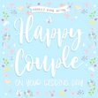 Happy Couple Wedding Day Card - 1