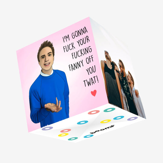 Simon Inbetweeners Confetti-exploding Greetings Card
