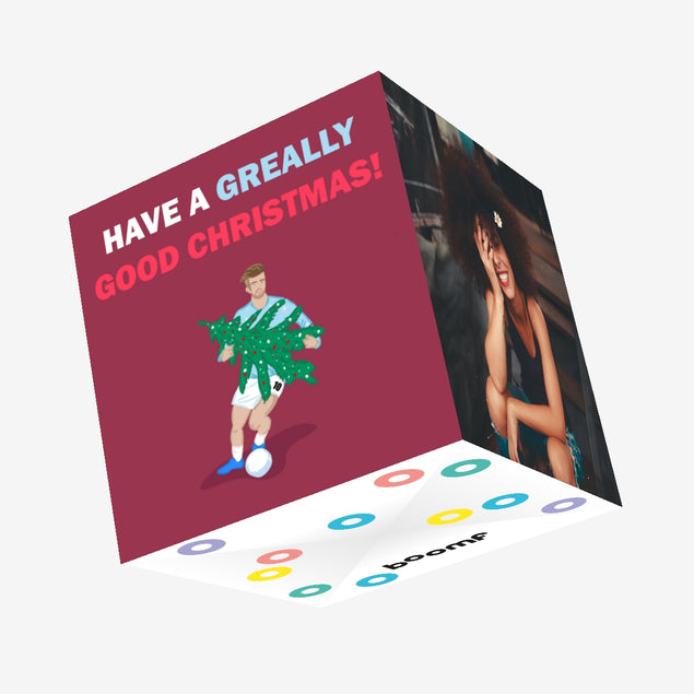 Have A Greally Good Christmas Jack Grealish Confetti-exploding Greetings Card