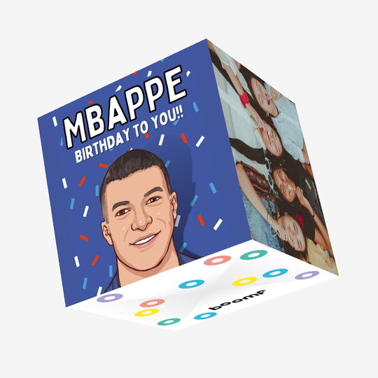Mbappe Birthday Confetti-exploding Greetings Card