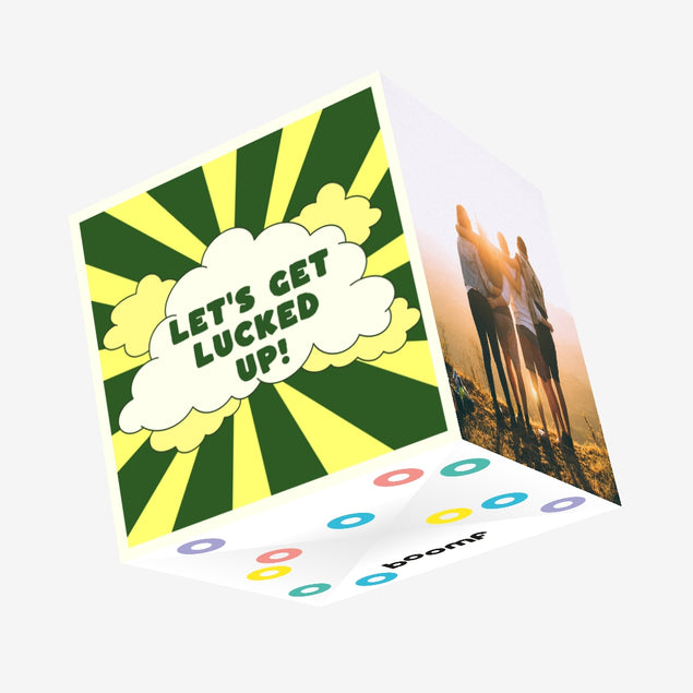 Let's Get Lucked Up St. Patrick's Day Confetti-exploding Greetings Card