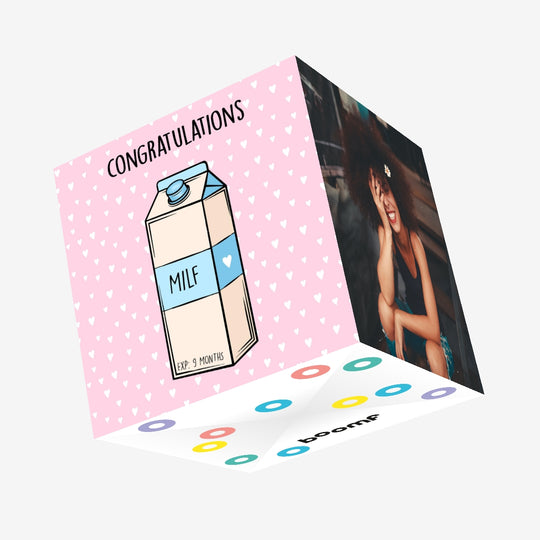 MILF Congrats Confetti-exploding Greetings Card